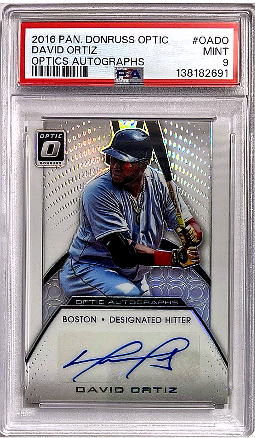 David Ortiz PSA graded card